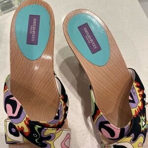 Emilio Pucci Vibrant Patterned Heels